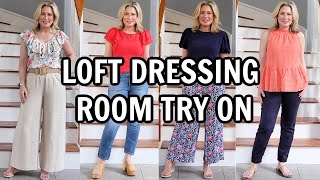 LOFT DRESSING ROOM TRY ON  MsGoldgirl [upl. by Grata734]