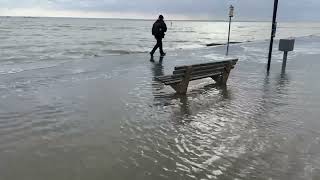 Southend Seafront Flooded As Storm Franklin Hits UK [upl. by Amaras378]