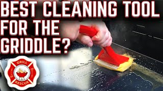 IS THIS THE BEST TOOL FOR CLEANING ANY GRIDDLE GRILL RESCUE FOR CERAMIC AND STEEL GRIDDLES [upl. by Ylak]