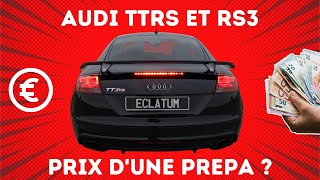 Audi RS3  TTRS  RSQ3  Préparation Stage 1 2 3 Combien ça coûte [upl. by Katlaps]