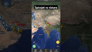 Spicejet vs vistara flightradar24 [upl. by Nomaid548]