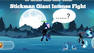 Stickman giant third level battle⚔️ Intense fight😱 [upl. by Delp]