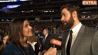 John Krasinski on 13 Hours the Benghazi Attacks and Wife Emily Blunt [upl. by Mroz482]