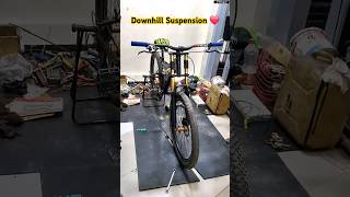 Finally downhillbike Suspension Installedviral ytshorts suspension foxsuspension srsuntour [upl. by Ahsiuqet]