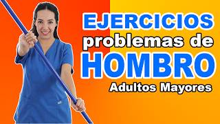 Ejercicios para problemas de HOMBRO en Adultos Mayores [upl. by Yorgerg]