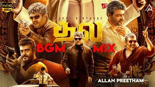 2020 Thala Mass BGM Mashup  Allan Preetham  Thala Birthday Special Mashup [upl. by Akfir359]