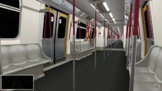 openBVE  MTR Tsuen Wan Line  Admiralty to Tsim Sha Tsui [upl. by Ayeki]