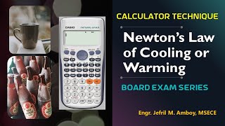 Newtons Law of Cooling  Calculator Technique [upl. by Whitcomb75]