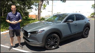 Is the 2024 Mazda CX30 Turbo a BETTER luxury SUV than a BMW X1 [upl. by Leahcimdivad]