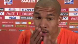 Nigel de Jong over oa zijn overtreding [upl. by Rozelle]