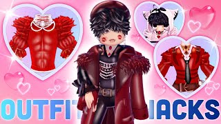 10 Valentines Outfit Hacks for Masc Players 💕 You Must Try in Royale 🏰 High for EVERFRIEND  ROBLOX [upl. by Cerf]