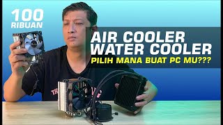 381 BEDA CPU Air Cooler VS AIO Water Cooler  TERBAIK MURAH DINGIN jonsbo cr1200 Cougar Forza 50 [upl. by Oidgime754]