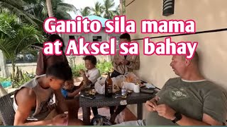 Fiesta dito sa bahay nag inum sila aksel at mama [upl. by Huberto]