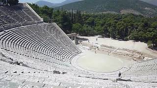 The Ancient Theatre of Epidaurus Peloponnese  Omilo [upl. by Yror]