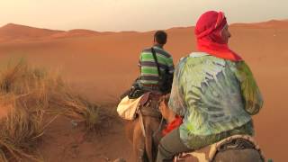 Marokko Rundreise Teil 7 Wüstentour und Übernachtung in den Dünen von Merzouga [upl. by Amber852]