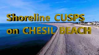 The formation of Cusps on Chesil Beach Isle of Portland On the Jurassic Coast Geomorphology [upl. by Reprah]