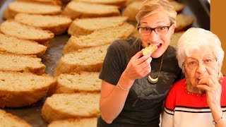 How to make biscotti Katies Italian grandma shares recipe [upl. by Venterea]