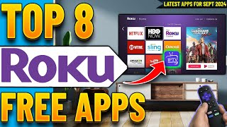 Top 8 FREE Roku Apps in 2024  Every Roku Owner Should Have These [upl. by Robyn]