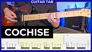 AUDIOSLAVE  Cochise  Guitar Cover w Guitar Tabs [upl. by Anatnahs944]