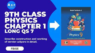 9th Class Physics Chapter 1 Exercise Solution for Detailed Question 7 [upl. by Yrtsed]