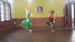 Odissi Dance Practice  Vasanta Pallavi [upl. by Anilegnave883]