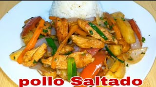 LOMO SALTADO de POLLO en Casa Fácil y Delícioso 😋Receta Caseracomida peruana [upl. by Nnyla]