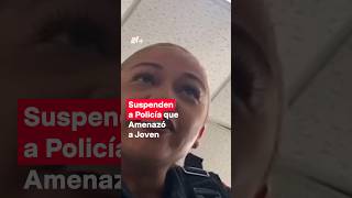 Policía Bancaria es captada amenazando a una persona nmas shorts policia [upl. by Alicul]