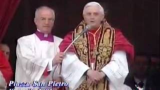 Elección y discurso del Papa Benedicto XVI Joseph Alois Ratzinger [upl. by Shaun630]