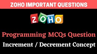 Zoho Important Programming MCQ Concept  Shortcut Method  BiNaRiEs [upl. by Mattie494]