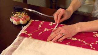 How to Make Thermally Lined Curtains  Part 3 of 5  National Trust [upl. by Gabie]