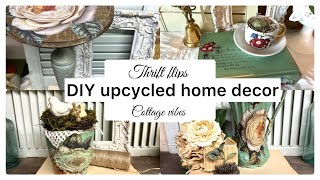 DIY crafts  upcycled Home decor  thrift flips  cottage vibes [upl. by Siberson]