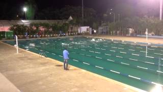 Campeonato Angolano de natação  piscina 50 m Alvalade 2014 [upl. by Trelu]