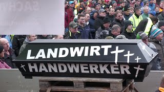 Bauernprotest in Saarburg Klare Worte von Christian Grommes dazuHört selbst rein bis zum Schluß [upl. by Nico635]