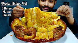 Different Chusta Mutton With Parda Mutton Fat Curry Rice Eating  Asmr Food  Mega Feast  Big Bites [upl. by Pippo235]