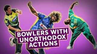 Dont try this at home  Unusual bowling actions  Bowlers Month [upl. by Hannahs]