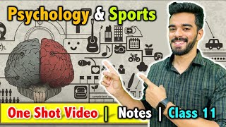 Psychology and Sports  Class 11  Unit  9  FREE Notes 🔥 [upl. by Valda]