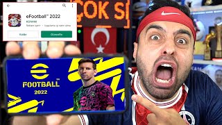 EFOOTBALL 2022 MOBİLE ÇIKTIII  PLAYSTATİON 5 DEN DAHA GÜZEL  EFSANE OYUN  PES 22 MOBİLE [upl. by Sung]