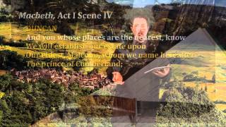 Macbeth Act 1 Scene 4 Analysis [upl. by Marvel67]