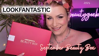 ✨SPOILER✨ EARLY UNBOXING OF LOOKFANTASTIC SEPTEMBER 2024 BEAUTY SUBSCRIPTION BOX [upl. by Mercier]