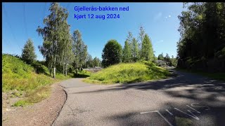 Sykkeltur 2024 08 12 Gjellerås bakken [upl. by Ahsinert976]