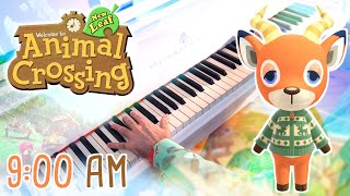 900 AM ANIMAL CROSSING New Leaf  Piano cover 2024 ver [upl. by Udenihc351]