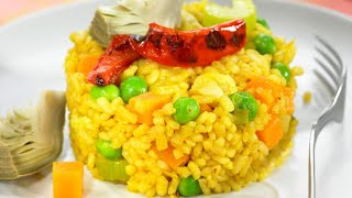 Recette  Riz safrané à lEspagnole [upl. by Iznyl]