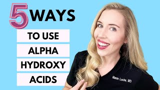 5 Ways to Use Alpha Hydroxy Acids In Your Skincare Routine  Antiaging and Glowing Skin Tips [upl. by Petronilla]