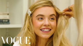 Euphorias Sydney Sweeney Gets Ready for A Premiere  Vogue [upl. by Nared470]