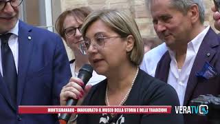 Montegranaro  Inaugurato il Museo della storia e delle tradizioni [upl. by Nilhsa]