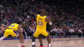 LeBron James got a Non Unsportsmanlike Tech Foul [upl. by Atenahs]