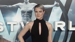 Evan Rachel Wood quotWestworldquot Premiere Red Carpet [upl. by Nesral]