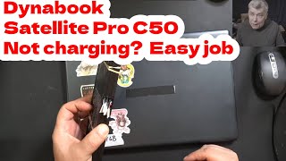 Dynabook Toshiba Satellite Pro C50 not charging board repair  when everything goes wrong [upl. by Noraj374]