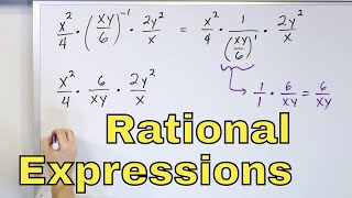 14  Multiplying Dividing amp Simplifying Rational Expressions Part 1 [upl. by Aicnelav]