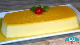 FLAN DE VAINILLA SIN HUEVO Y SIN HORNO FÁCIL Y RÁPIDO Loli Domínguez  Recetas paso a paso [upl. by Acinomal]